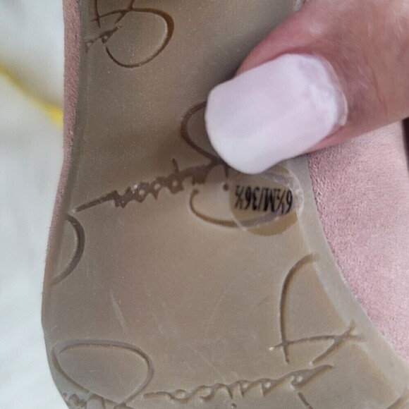 JESSICA Simpson Orlina Camel Split leather Fringe bootie sz 6.5 - Picture 11 of 11